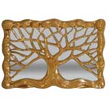 Multi-Layer Coloured Woods "Tree of Life" Mirror