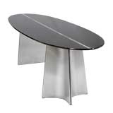 Stunning Surfboad Dining/Console Table by Maison Jansen