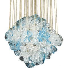 Jellyfish Chandelier in the Style of Venini