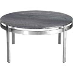 Chrome and Marble Coffee Table 3