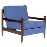 Pair of Rosewood Armchairs by Michel Arnoult , Brazil