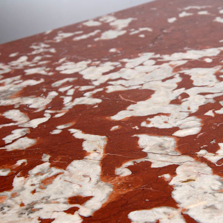 Large Marble and Chrome Centre Table