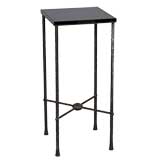 Bronze High Pedestal Table in Giacometti Style
