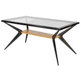 Dining Table and Six Chairs in the style of Ico Parisi