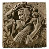 An English Portland Stone Carved Art Deco Panel ca. 1925