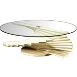 A Spiral Shaped Coffee Table