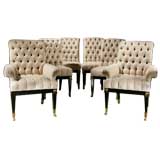 A Set of 6  Mastercraft Dining Chairs in the Napoleonic Style