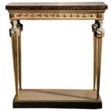A Swedish Gustavian Console Table with Porphyry Top