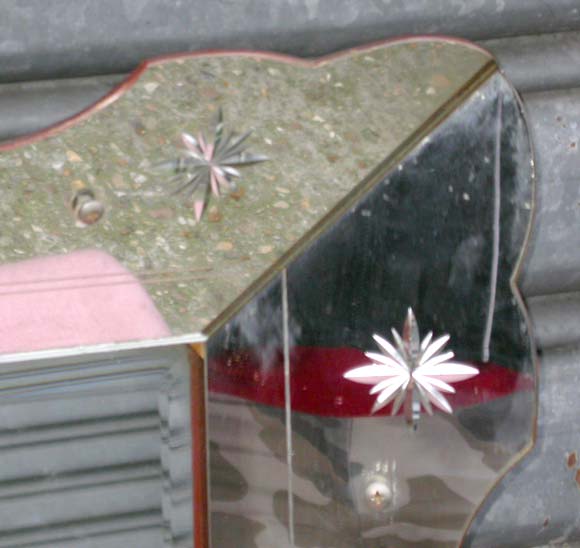 Venetian Style  Etched Mirror