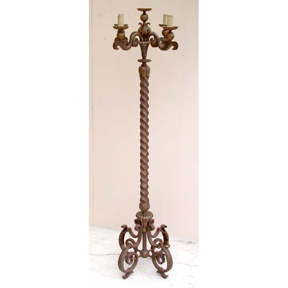 Floor Lamp by Gilbert Poillerat 3