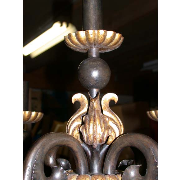 Floor Lamp by Gilbert Poillerat In Good Condition In New York, NY