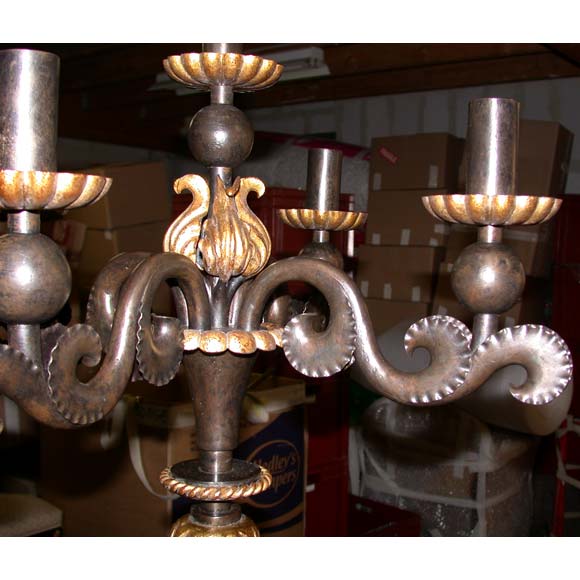 20th Century Floor Lamp by Gilbert Poillerat