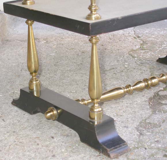 French Pair of Two Tier End Tables For Sale