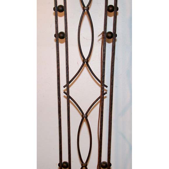 Wrought Iron Floor Lamp By Zadounasky For Sale 3