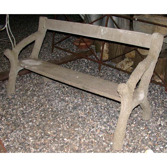 Small Cement Garden Bench For Sale 3