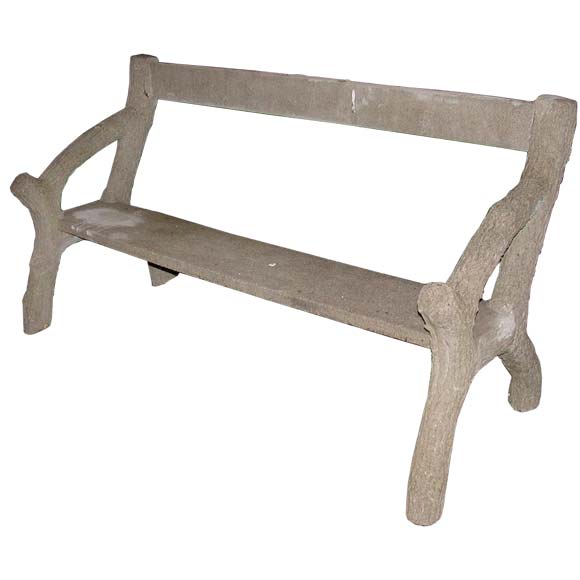 Small Cement Garden Bench For Sale