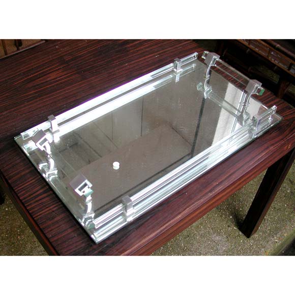 Art Deco Mirrored Tray