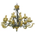 Large wrought Iron Chandelier