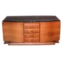 1925's Walnut and Marble Buffet