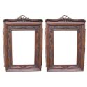 Pair of Squirrel and Acorn Crowned Frames