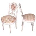 Pair of Louis XVI Boudoir Chairs