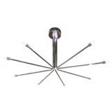 Italian 1970's Star Ceiling Light