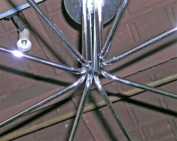 Italian 1970's Star Ceiling Light For Sale 1