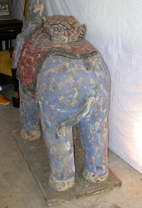 Pair of Sculpted Wood 