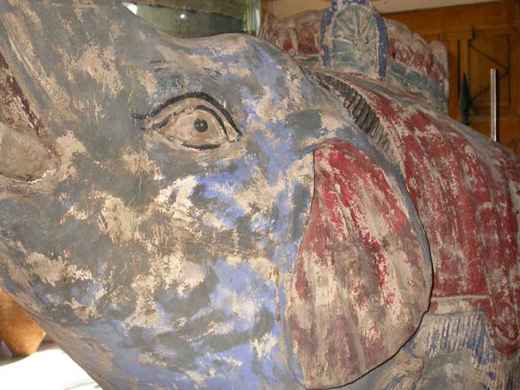 Pair of Sculpted Wood 