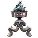 Antique Decorative Cast Iron Flame-Chimera