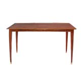 Mahogany Console Attributed to Jacques Adnet