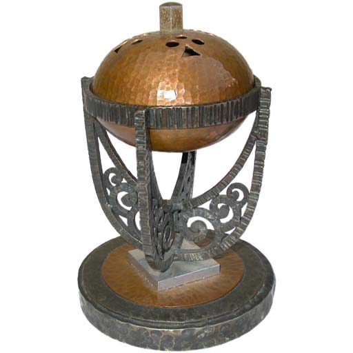 Small Art Deco Incense Burner For Sale at 1stDibs