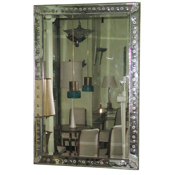 Large Rectangular Mirror For Sale at 1stDibs