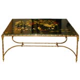 Baguès Asian Influence Lacquered Coffee Table