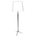 Vintage Tripod Hammered Iron and Cooper Floor Lamp