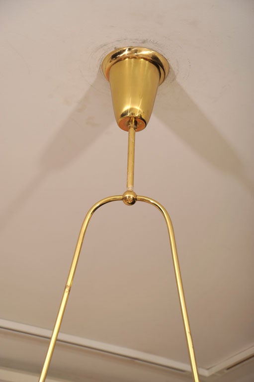 Mid-20th Century Chandelier in the Style of Venini For Sale