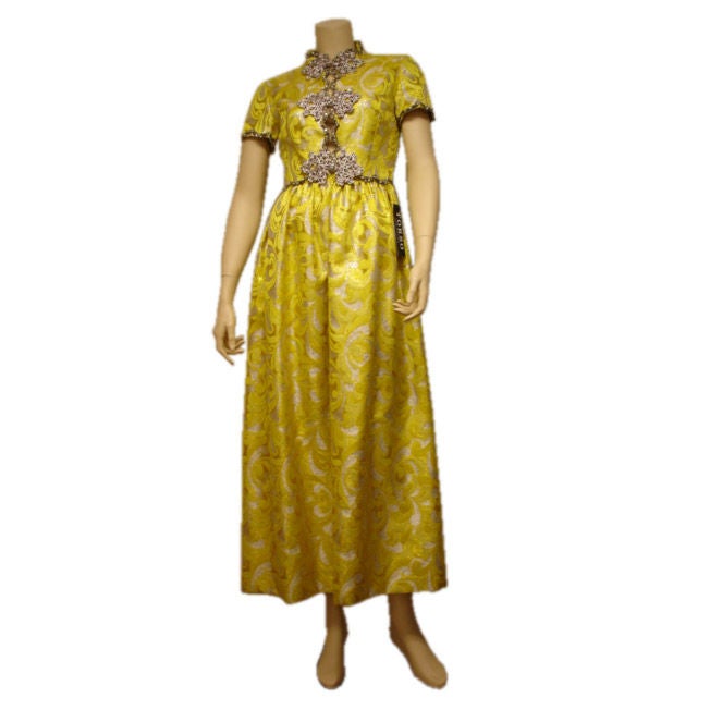 1960s Oscar de la Renta Princess Fit Gown