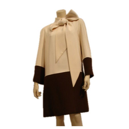 1960s Norman Norell Tunic Dress