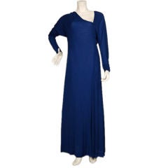 Halston Blue Gown