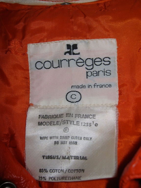 Courreges vinyl coat 4