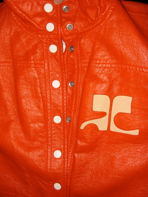 Women's Courreges vinyl coat