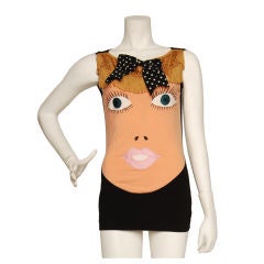 Moschino Face Tank Dress