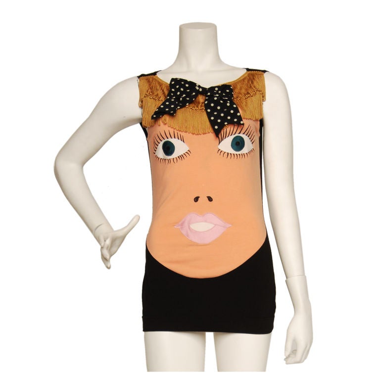 Moschino Face Tank Dress