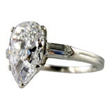 1950's Tiffany & Co. 2.36ct G.I.A. D/VVS1 Diamond Ring