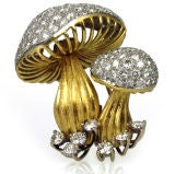 Fantastic Mushroom Brooch