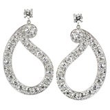 Perfectly Paisley Diamond Earrings