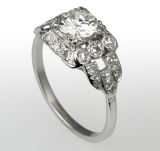 1930's Platinum Diamond Ring - 0.70 E.G.L. F/VS2