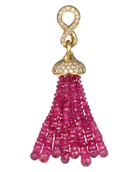 Angela Cummings Ruby Rondelle Waterfall Earrings