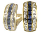 Gucci Sapphire and Diamond Earrings