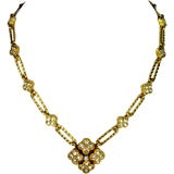 18k Diamond Necklace by Fred Paris